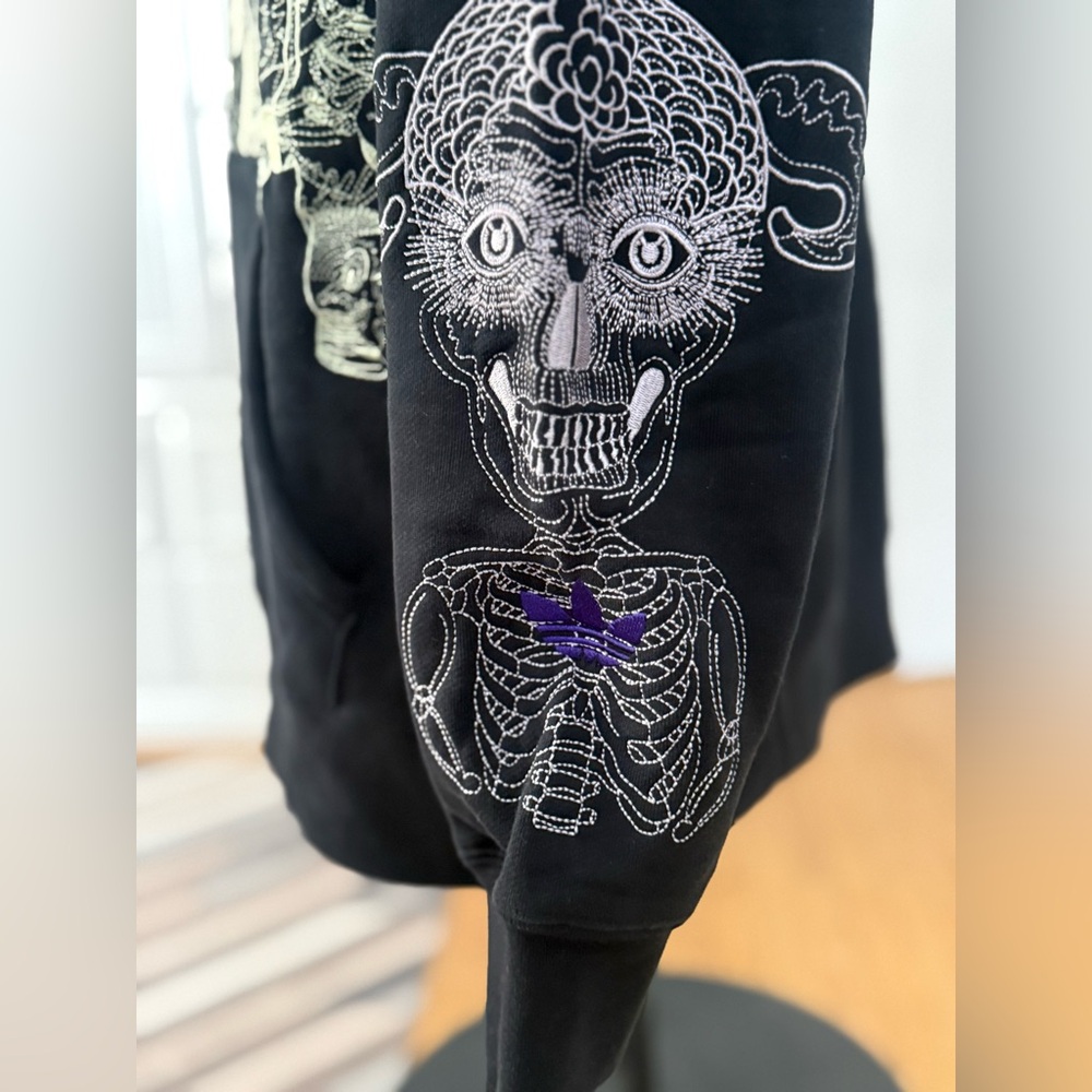 RARE Adidas x Keiichi Tanaami Embroidered Intricate Hoodie. - Picture 5 of 8